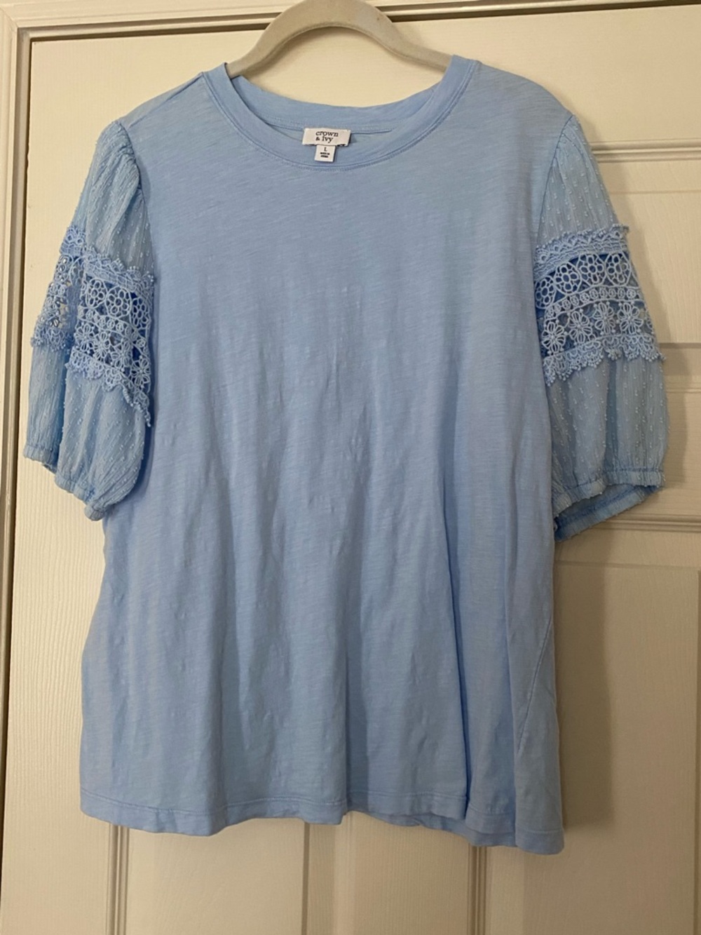 BABY BLUE TOP | L